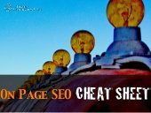 On page SEO Cheat Sheet