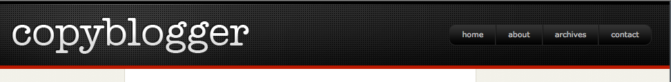 copyblogger navigation image