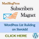 maxblogpress subscribers magnet recommend