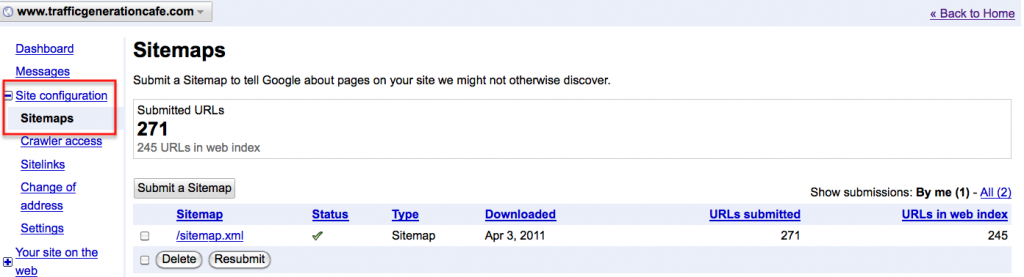 traffic generation cafe sitemap image