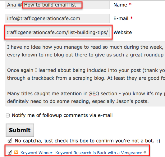 comment luv submit button