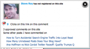 commentluv premium bio example 1