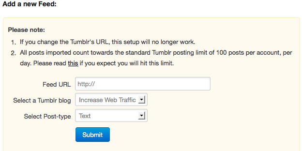 tumblr rss settings image