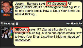 get traffic from twitter