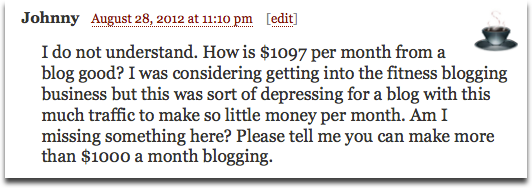 make littke money blogging