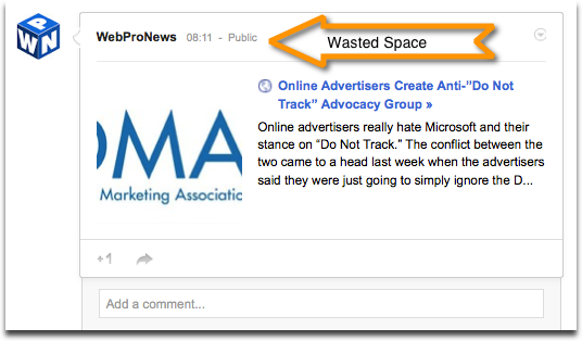 how to not promote on google+