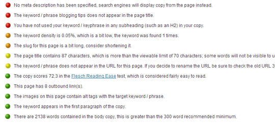 Yoast-Scoring-System
