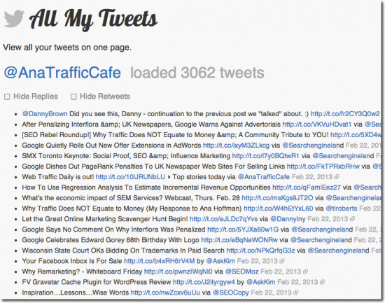 allmytweets tool