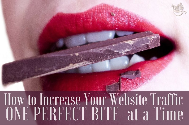 How to increase website traffic one bite at a time