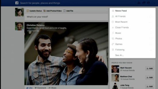 see new fb newsfeed