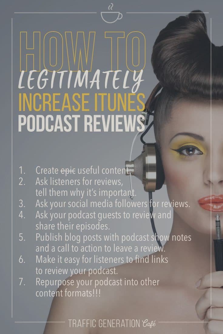 5 Ways to Legitimately Increase iTunes Podcast Reviews