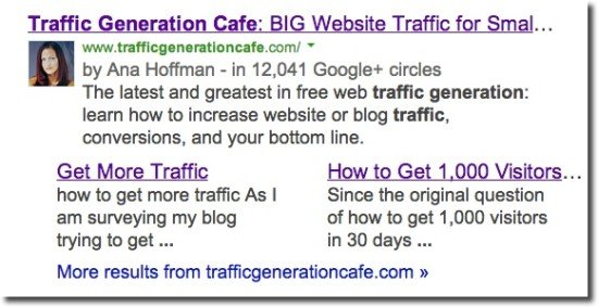 authorship rich snippet