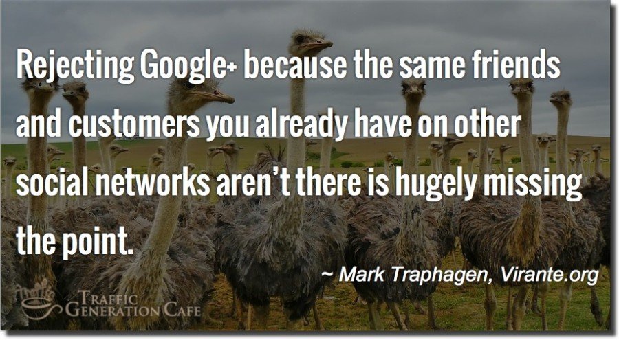 what google+ means to search traffic