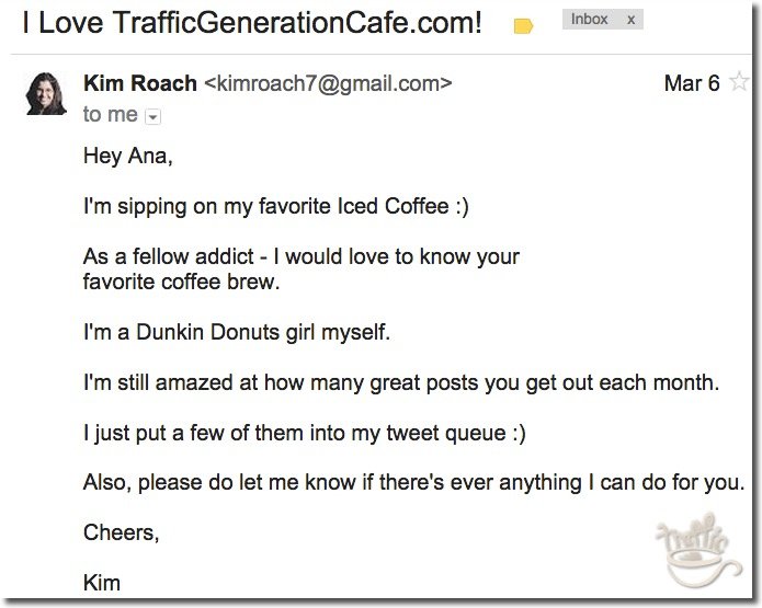 influencer marketing: how kim roach stays in touch