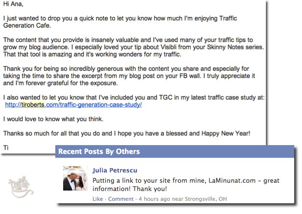 build relationships through linking out