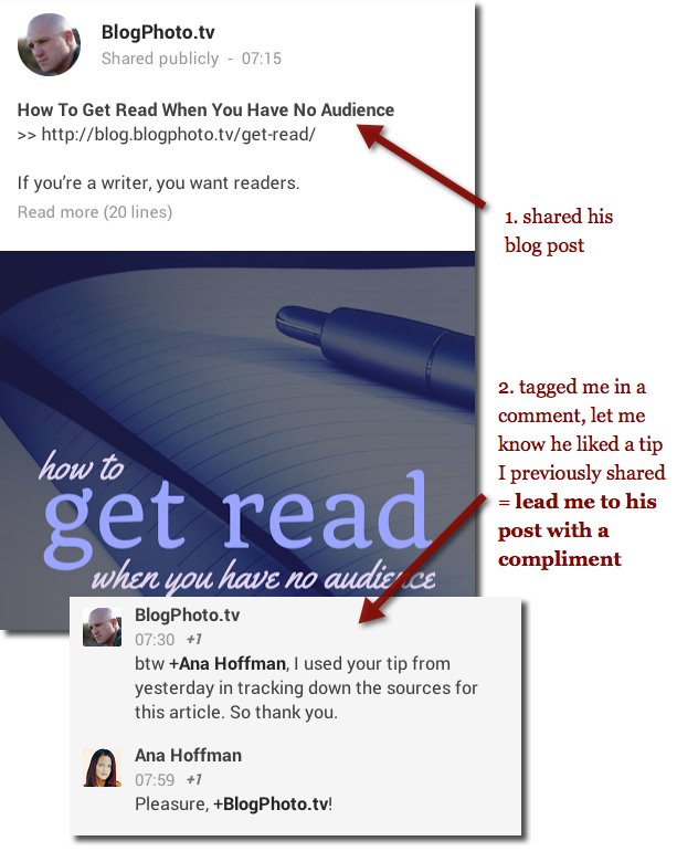 how T E Hanna engaged in a comment