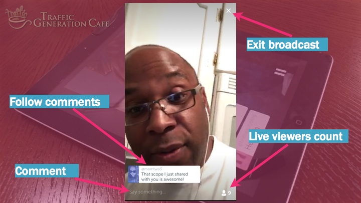 Periscope on Android Tutorial: how to leave comments