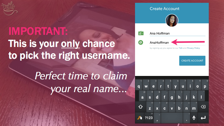 Periscope on Android Tutorial: how to pick your username