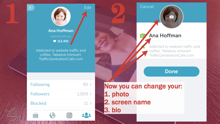 Periscope iOS Tutorial: how to change your Periscope profile