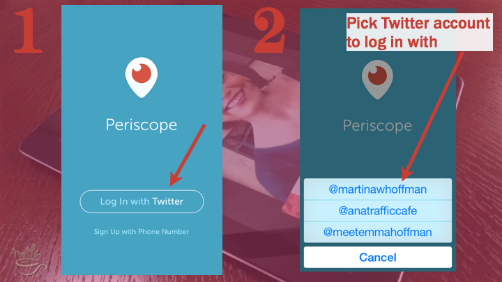 Periscope iOS tutorial: how to log in with Twitter