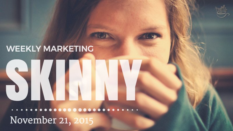 Weekly marketing news November 21, 2015