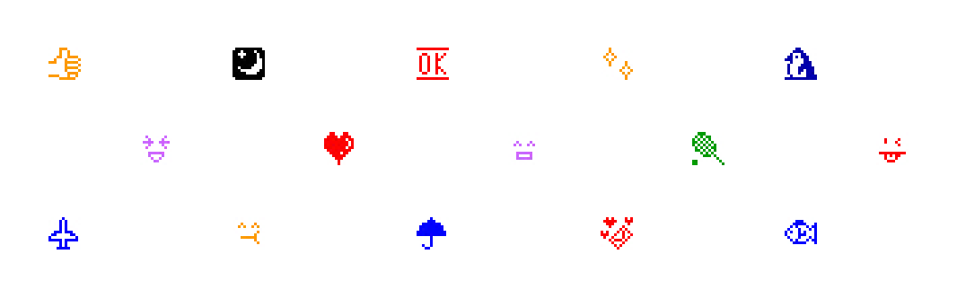 This is what world's first emoji looked like