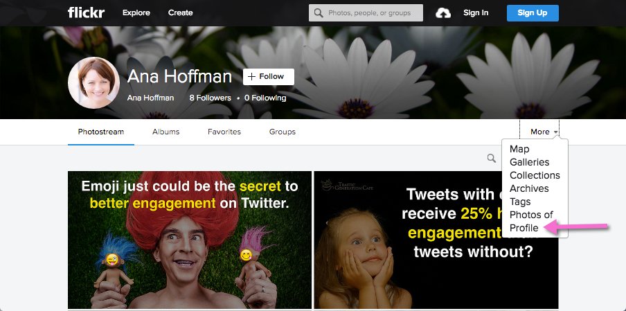 Where is your Flickr profile?