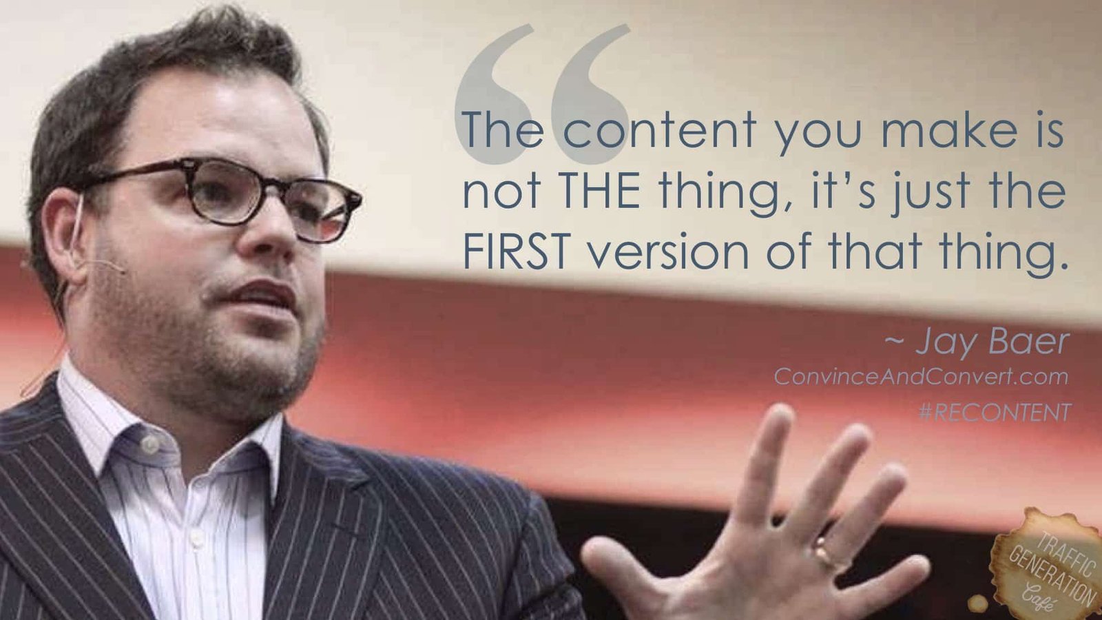 content repurposing by Jay Bayer